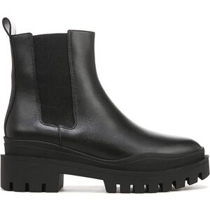 Vionic Women's Karsen Lugged Sole Chelsea Boots Size 9 in Black